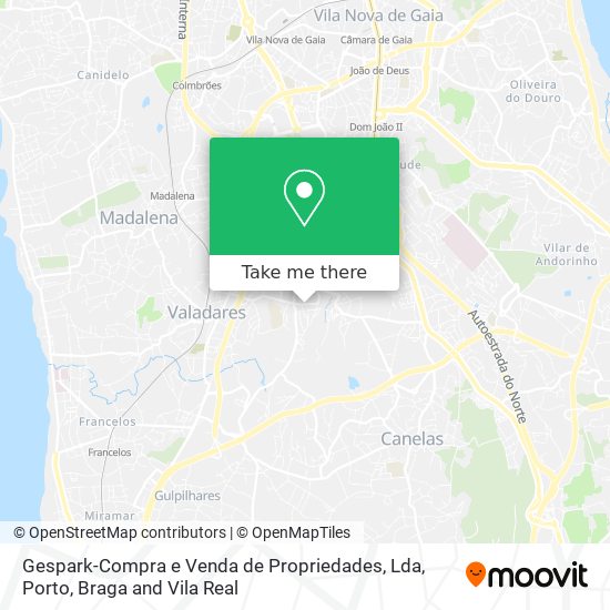 Gespark-Compra e Venda de Propriedades, Lda mapa