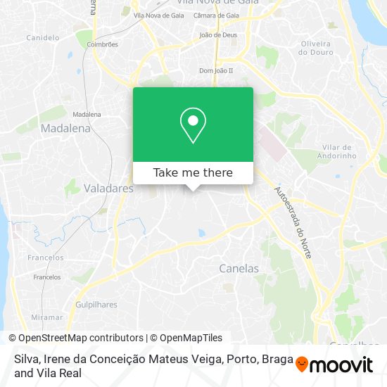 Silva, Irene da Conceição Mateus Veiga map