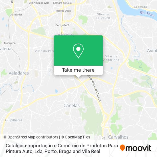 Catalgaia-Importação e Comércio de Produtos Para Pintura Auto, Lda map