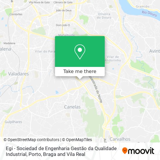 Egi - Sociedad de Engenharia Gestão da Qualidade Industrial mapa