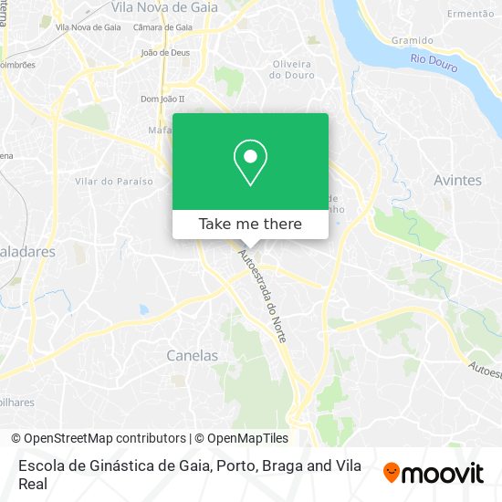 Escola de Ginástica de Gaia map