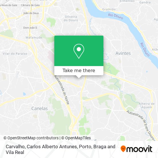 Carvalho, Carlos Alberto Antunes map