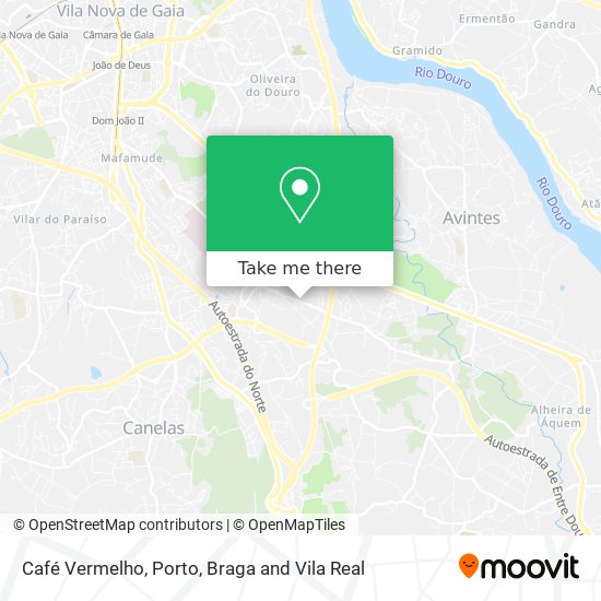 Café Vermelho map