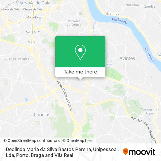 Deolinda Maria da Silva Bastos Pereira, Unipessoal, Lda map