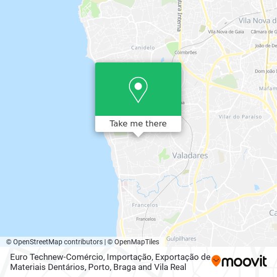 Euro Technew-Comércio, Importação, Exportação de Materiais Dentários map