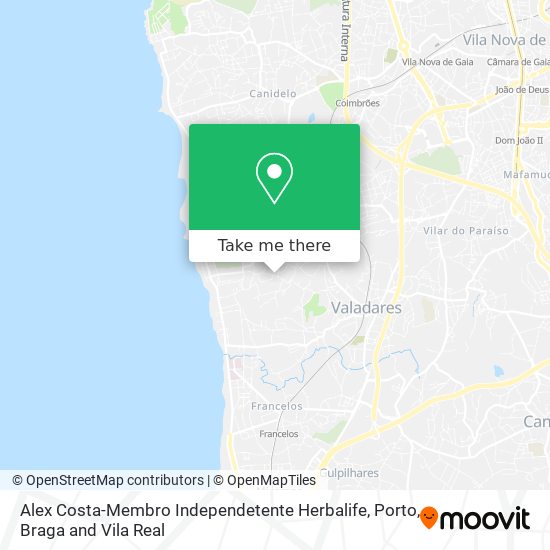 Alex Costa-Membro Independetente Herbalife mapa