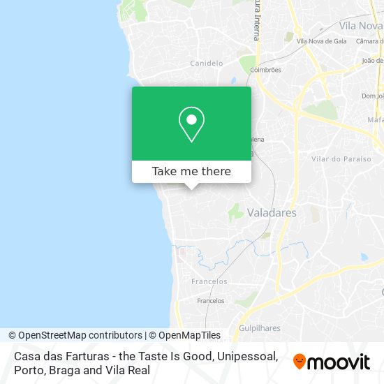 Casa das Farturas - the Taste Is Good, Unipessoal map