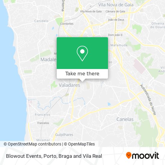 Blowout Events map