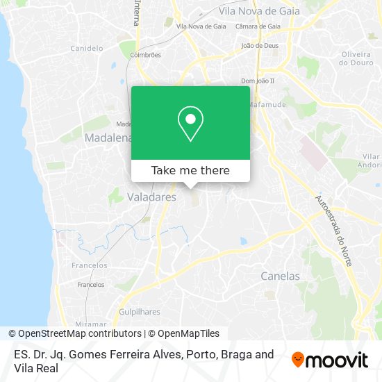 ES. Dr. Jq. Gomes Ferreira Alves map