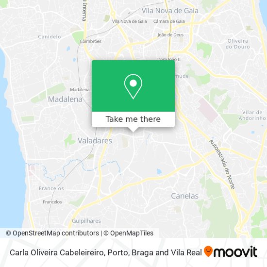 Carla Oliveira Cabeleireiro map