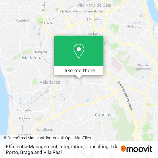 Efficientia-Management, Integration, Consulting, Lda mapa