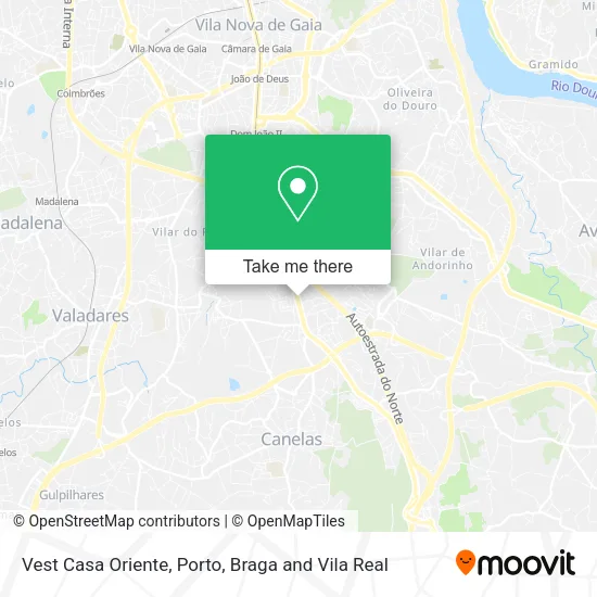 Vest Casa Oriente map