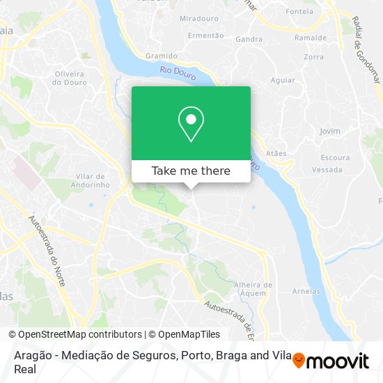 Aragão - Mediação de Seguros map