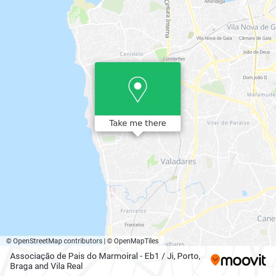 Associação de Pais do Marmoiral - Eb1 / Ji map