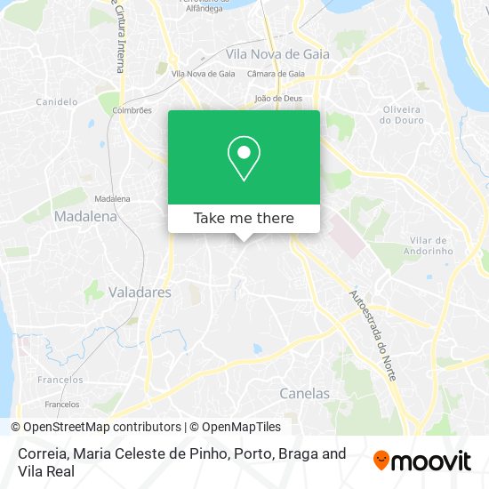 Correia, Maria Celeste de Pinho map