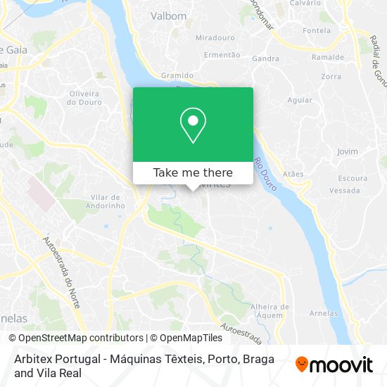 Arbitex Portugal - Máquinas Têxteis map