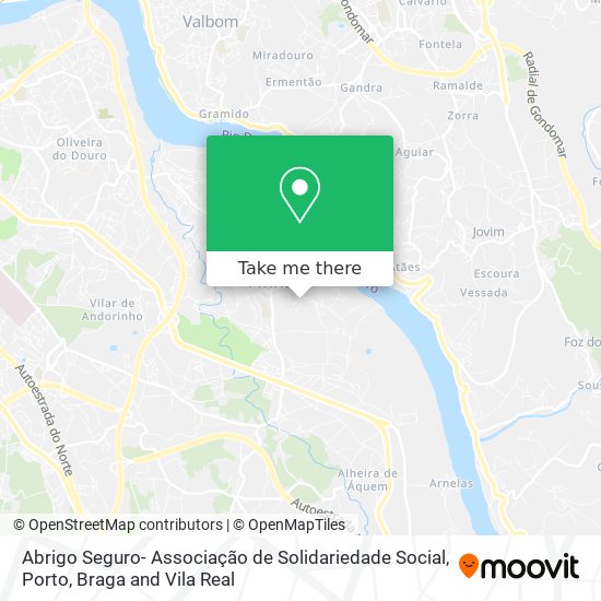 Abrigo Seguro- Associação de Solidariedade Social mapa