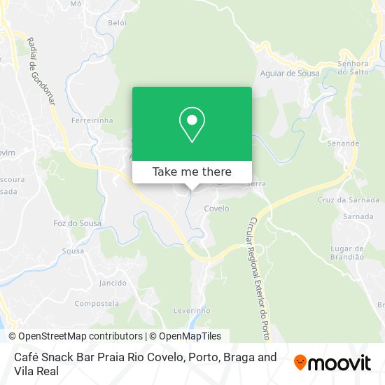 Café Snack Bar Praia Rio Covelo map