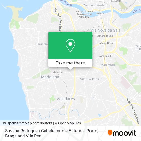 Susana Rodrigues Cabeleireiro e Estetica mapa