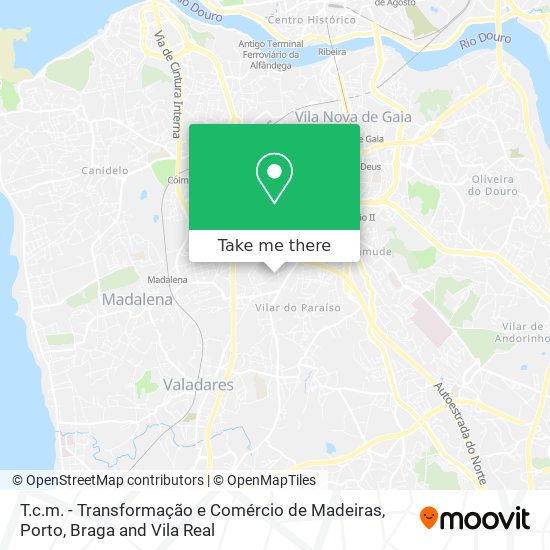 T.c.m. - Transformação e Comércio de Madeiras map