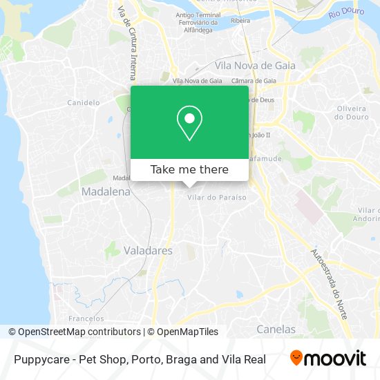 Puppycare - Pet Shop mapa