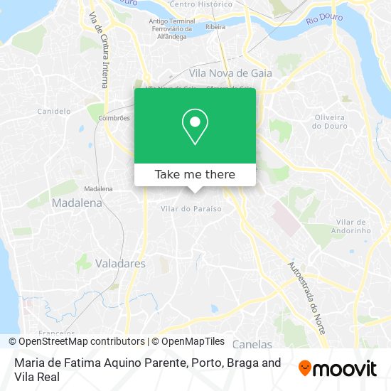 Maria de Fatima Aquino Parente map