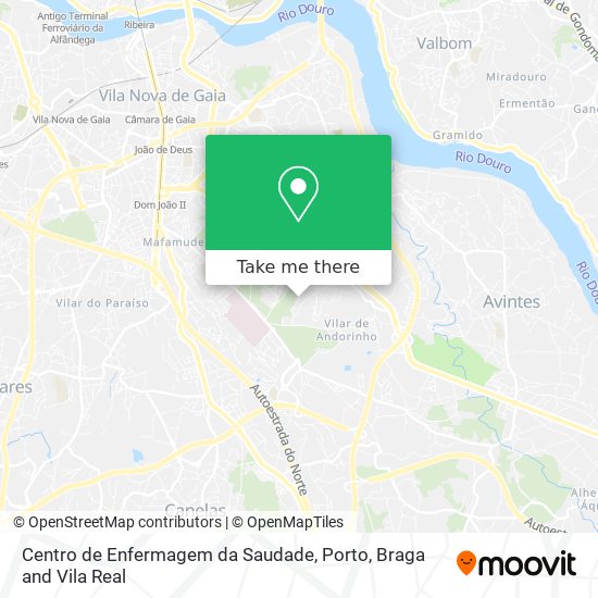 Centro de Enfermagem da Saudade map