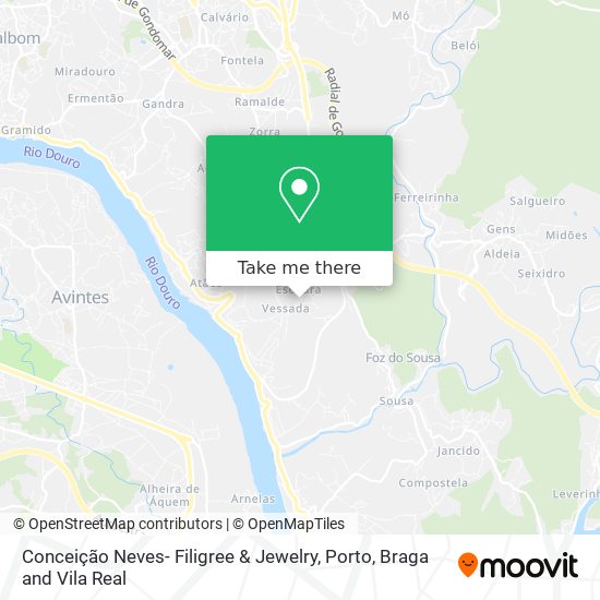 Conceição Neves- Filigree & Jewelry map