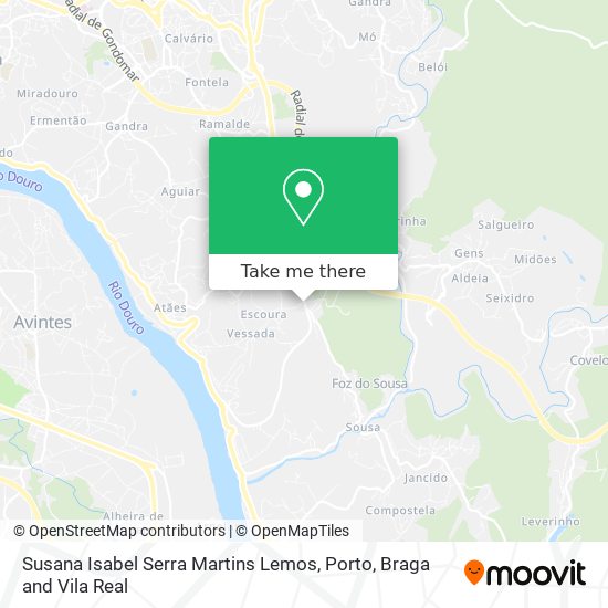 Susana Isabel Serra Martins Lemos map