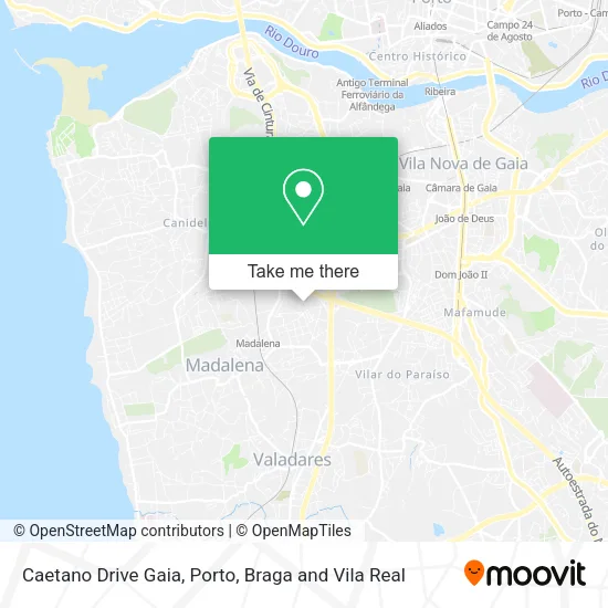 Caetano Drive Gaia map