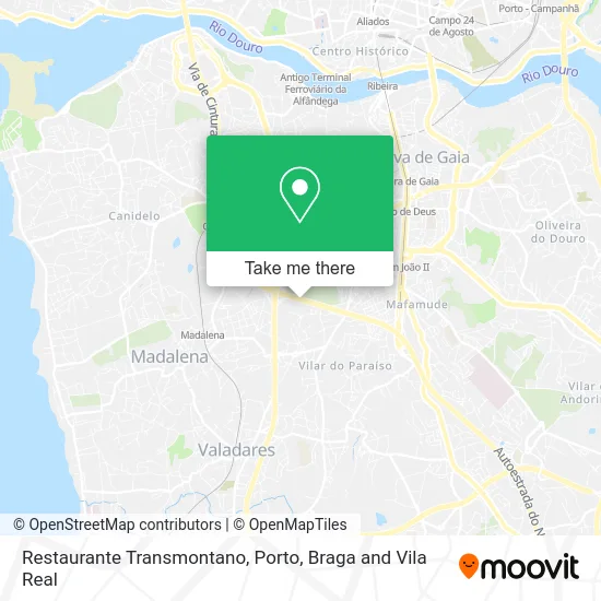 Restaurante Transmontano map