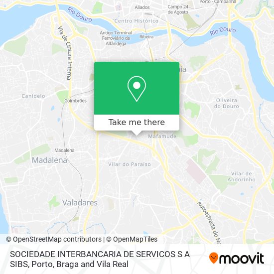 SOCIEDADE INTERBANCARIA DE SERVICOS S A SIBS mapa