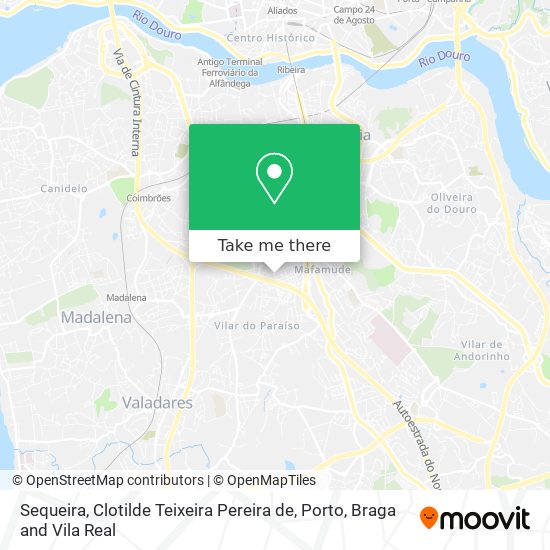 Sequeira, Clotilde Teixeira Pereira de map