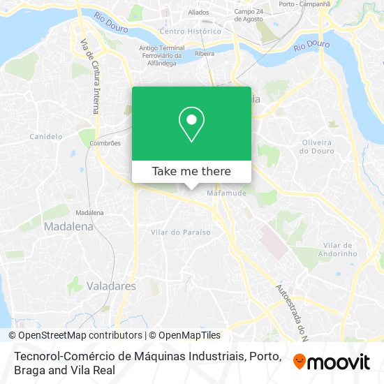 Tecnorol-Comércio de Máquinas Industriais mapa