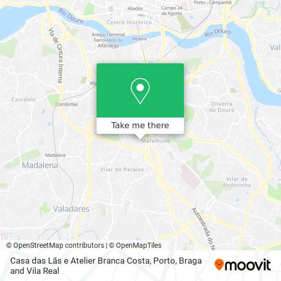 Casa das Lãs e Atelier Branca Costa map