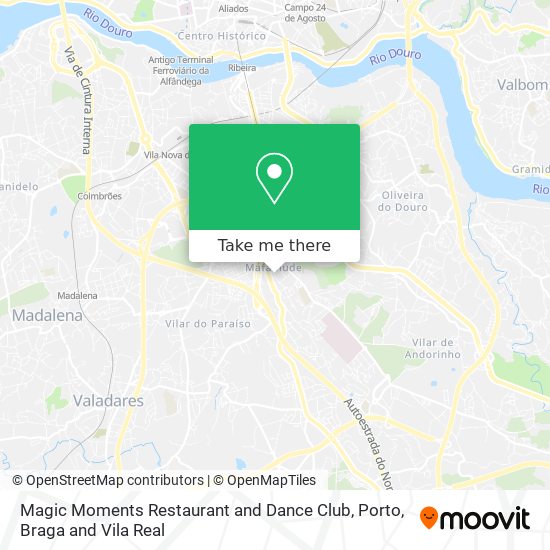 Magic Moments Restaurant and Dance Club map