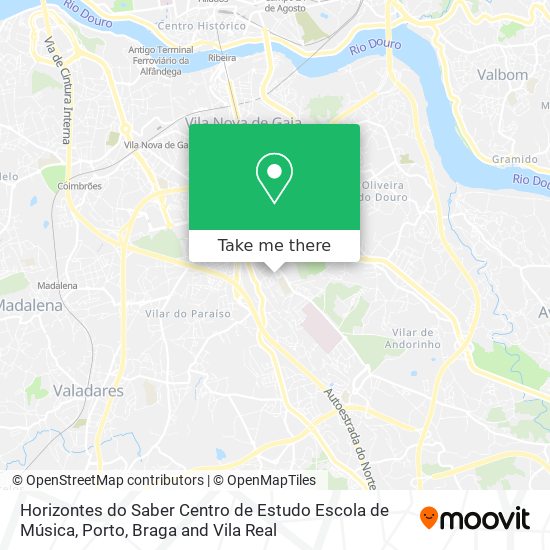 Horizontes do Saber Centro de Estudo Escola de Música mapa