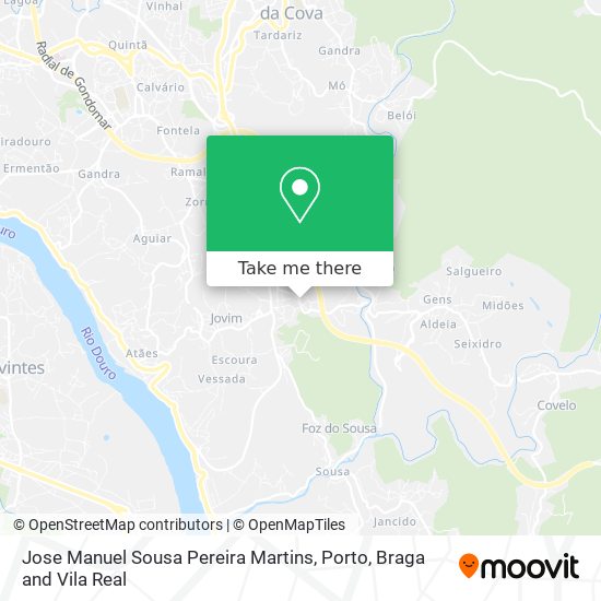 Jose Manuel Sousa Pereira Martins map