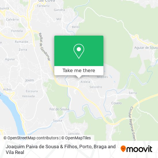 Joaquim Paiva de Sousa & Filhos map