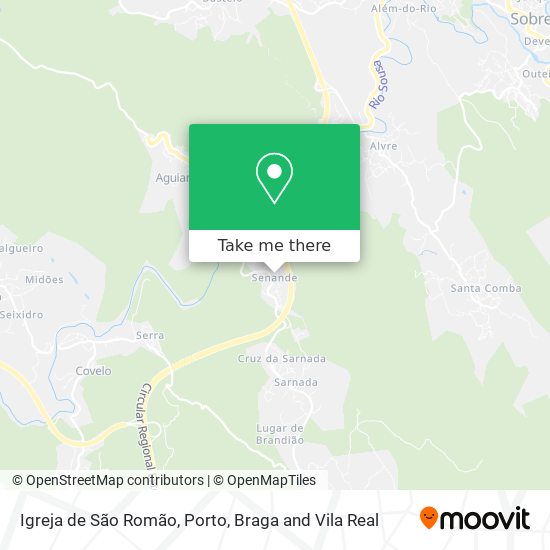 Igreja de São Romão map
