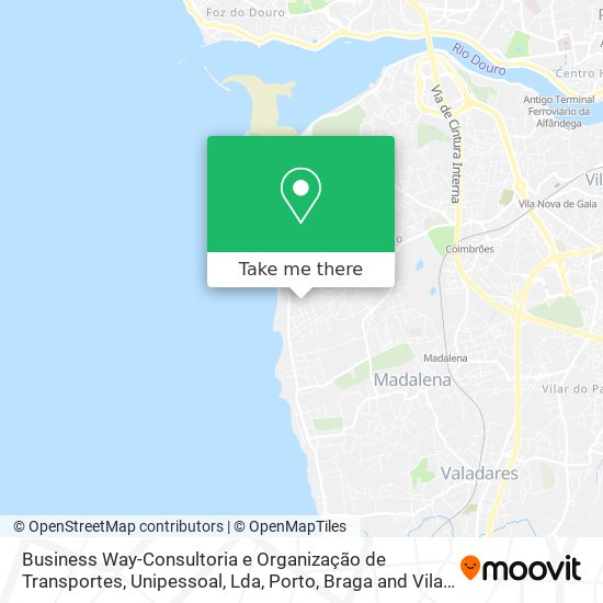 Business Way-Consultoria e Organização de Transportes, Unipessoal, Lda mapa