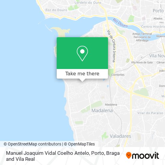 Manuel Joaquim Vidal Coelho Antelo map