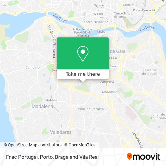 Fnac Portugal map