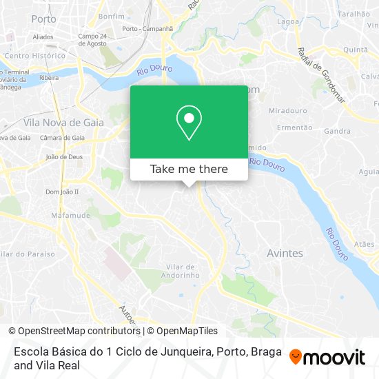 Escola Básica do 1 Ciclo de Junqueira mapa