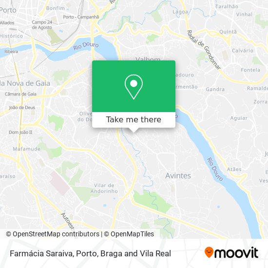 Farmácia Saraiva mapa