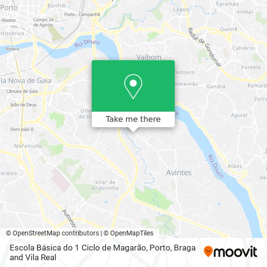 Escola Básica do 1 Ciclo de Magarão map