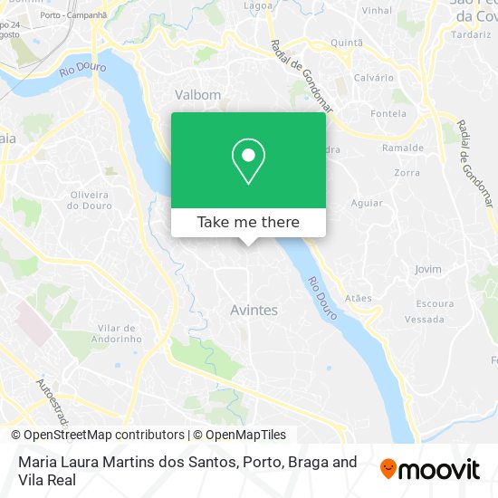 Maria Laura Martins dos Santos mapa