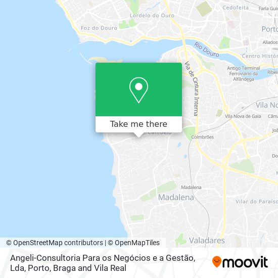 Angeli-Consultoria Para os Negócios e a Gestão, Lda map