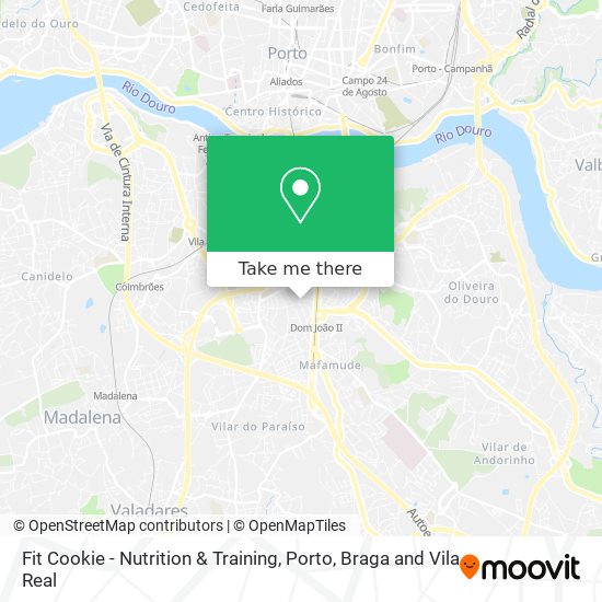 Fit Cookie - Nutrition & Training map