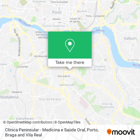 Clínica Peninsular - Medicina e Saúde Oral map